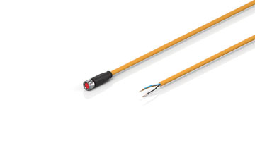 ZK2020-3200-7xxx | Power cable, PP, 4 x 0.34 mm², fixed installation, food & beverage