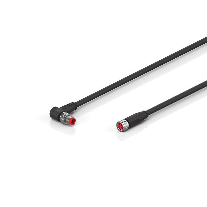 ZK2020-3332-0xxx | Power cable, PUR, 4 x 0.34 mm², drag-chain suitable