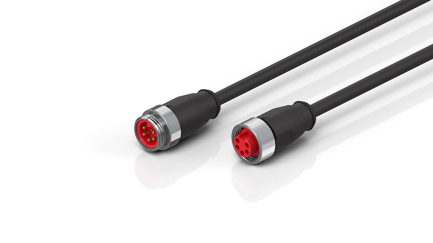 ZK2030-1112-0xxx | Power cable, PUR, 5 x 1.5 mm², drag-chain suitable