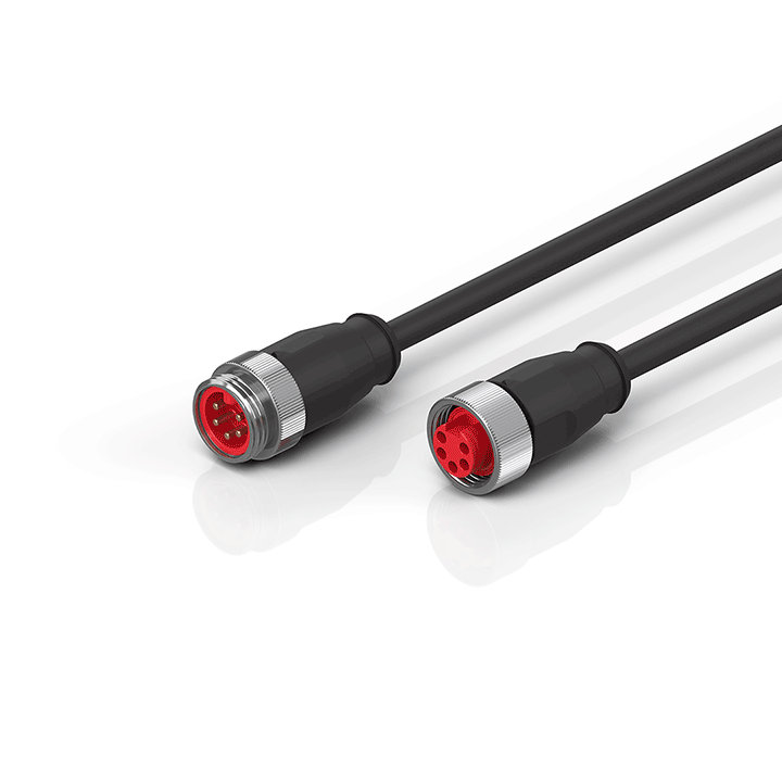 ZK2030-1112-0xxx | Power cable, PUR, 5 x 1.5 mm², drag-chain suitable