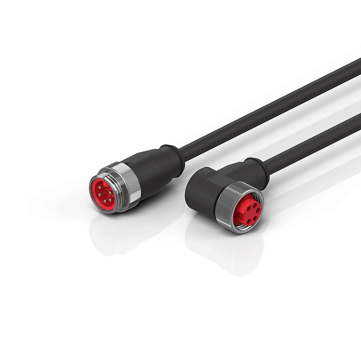 ZK2030-1114-0xxx | Power cable, PUR, 5 x 1.5 mm², drag-chain suitable