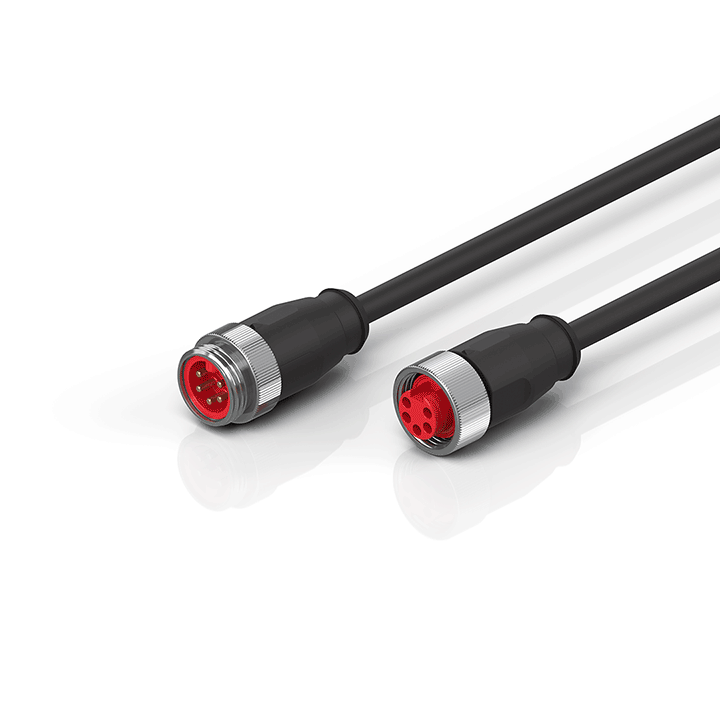 ZK2031-1112-0xxx | Power cable, PUR, 5 x 2.5 mm², drag-chain suitable