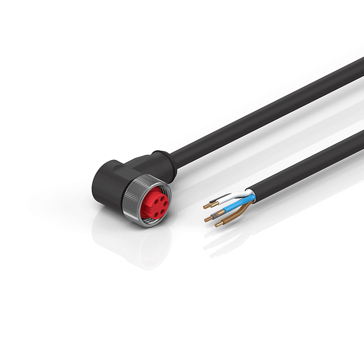 ZK2031-1400-0xxx | Power cable, PUR, 5 x 2.5 mm², drag-chain suitable