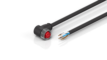 ZK2031-1400-0xxx | Power cable, PUR, 5 x 2.5 mm², drag-chain suitable