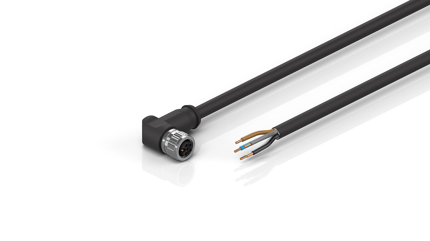 ZK2050-5400-0xxx | Power cable, PUR, drag-chain suitable, 5 G 1.5 mm²