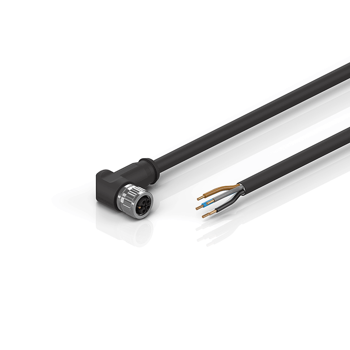 ZK2050-5400-0xxx | Power cable, PUR, drag-chain suitable, 5 G 1.5 mm²
