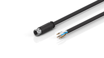 ZK2051-5200-0xxx | Power cable, PUR, drag-chain suitable, 5 G 2.5 mm²