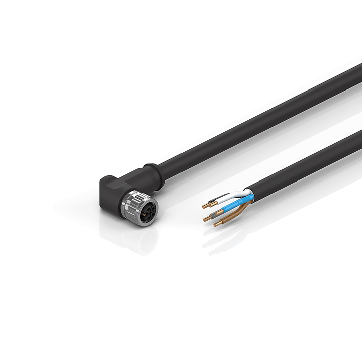 ZK2051-5400-0xxx | Power cable, PUR, drag-chain suitable, 5 G 2.5 mm²
