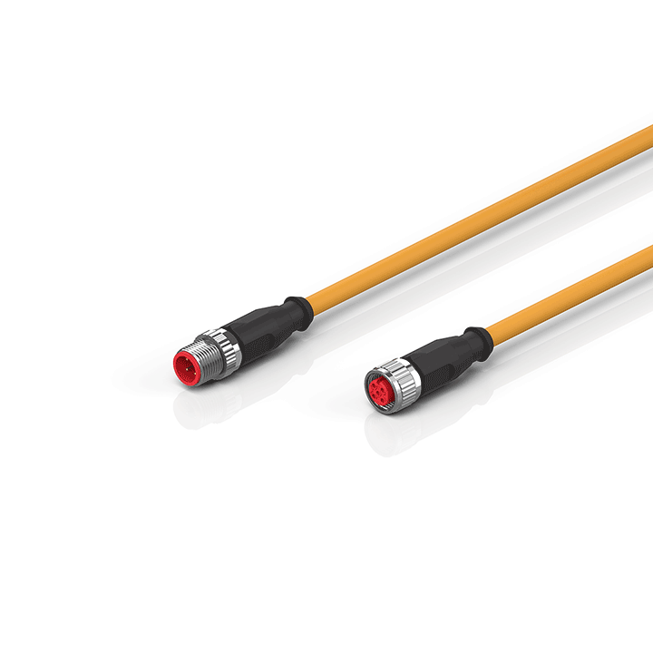 ZK4000-6768-0xxx | Motor connection cable 0.5 mm² with M12 plug 