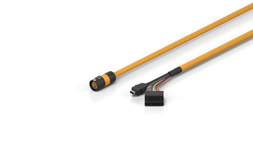 ZK4100-8001-0xxx | Motor connection cable 0.75 mm² with itec® plug, single-phase, fixed installation