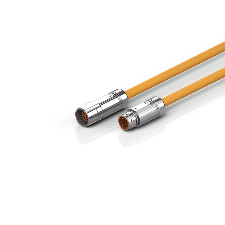 ZK4501-8063-xxxx | Motor extension cable 1.5 mm² with M23 speedtec® plug, torsionable