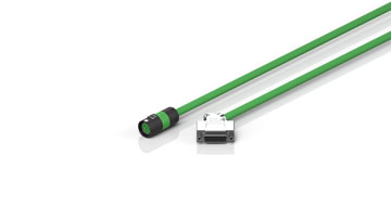 ZK4530-8110-0xxx | Resolver connection cables 0.25 mm² with itec® plug, drag-chain suitable
