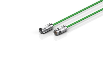 ZK4531-8010-xxxx | Resolver extension cable 0.25 mm² with M23 speedtec® plug, drag-chain suitable