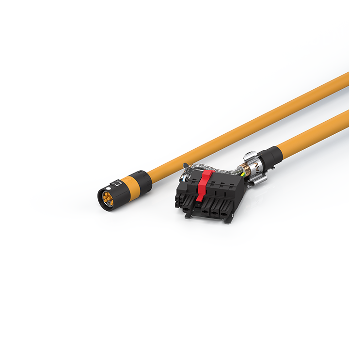 ZK4800-8002-xxxx | Motor connection cable 1 mm² with itec® plug system, fixed installation