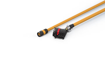 ZK4800-8002-xxxx | Motor connection cable 1 mm² with itec® plug system, fixed installation
