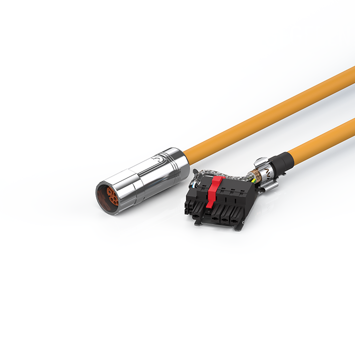 ZK4800-8063-xxxx | Motor connection cable 1.5 mm² with M23 speedtec® plug, torsionable