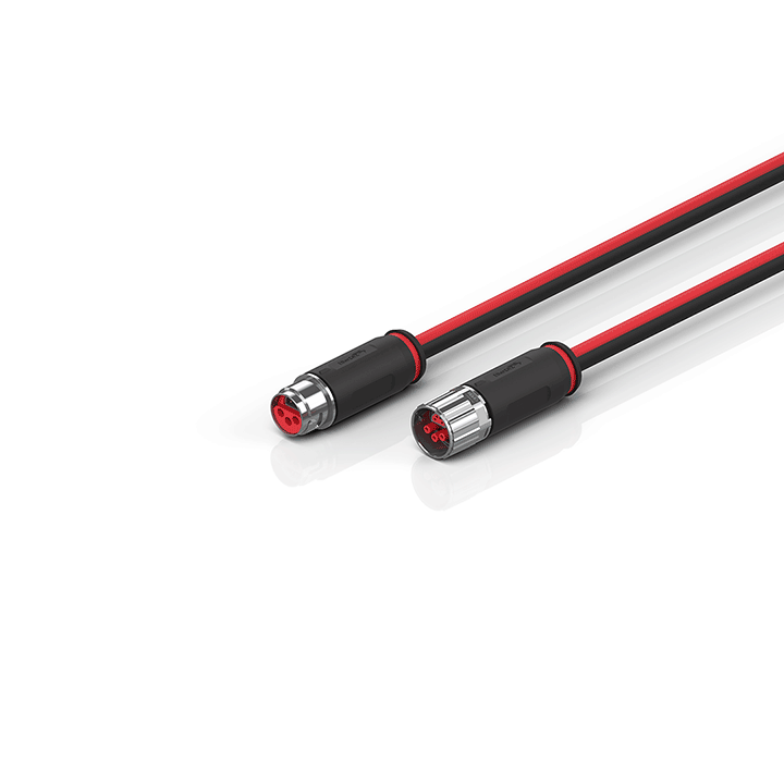 ZK7206-2219-0xxx | B17, ECP cable, PUR, 3 G 1.5 mm² + (1 x 4 x AWG22), drag chain suitable, key 1 (24 V DC)