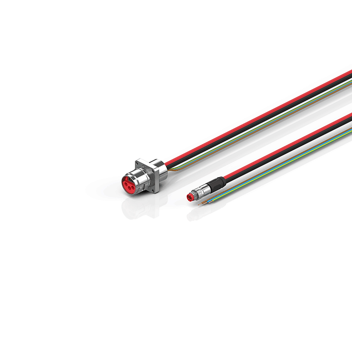 ZK7206-AH00-0xxx | B17, ECP cable, PUR, 3 G 1.5 mm² + (1 x 4 x AWG22), drag chain suitable, key 1 (24 V DC)