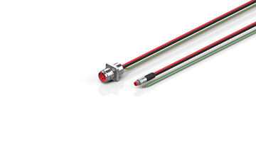 ZK7206-AH00-0xxx | B17, ECP cable, PUR, 3 G 1.5 mm² + (1 x 4 x AWG22), drag chain suitable, key 1 (24 V DC)
 
