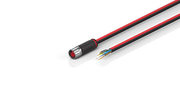 ZK7208-3100-0xxx | B17, ECP cable, PUR, 5 G 1.5 mm² + (1 x 4 x AWG22), drag chain suitable, key 1 (2 x 24 V DC + PE)