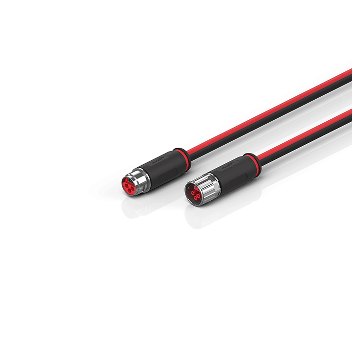ZK7210-2219-0xxx | B17, ECP cable, PUR, 3 G 2.5 mm² + (1 x 4 x AWG22), drag chain suitable, key 1 (24 V DC)