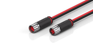 ZK7224-2425-0xxx | B17, ECP cable, PUR, 4 x 1.5 mm² + (1 x 4 x AWG22), drag chain suitable, key 1 (2 x 24 V DC)