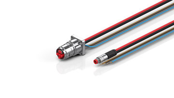 ZK7224-BQ00-0xxx | B17, ECP cable, PUR, 4 x 1.5 mm² + (1 x 4 x AWG22), drag chain suitable, key 1 (2 x 24 V DC)
 