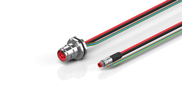 ZK7606-BP00-0xxx | B17, ECP cable, PUR, 3 G 1.5 mm² + (1 x 4 x AWG22), drag chain suitable, key 2 (230 V AC)