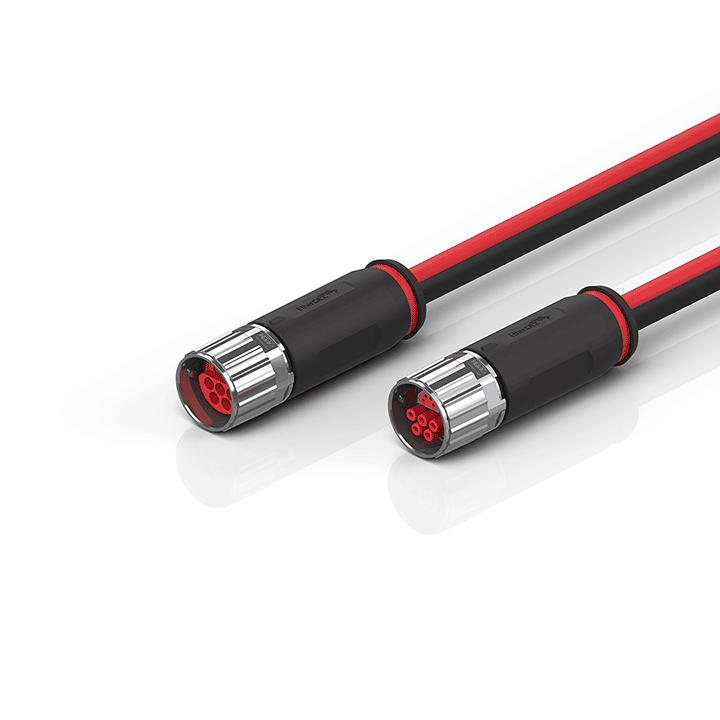 ZK7608-3031-0xxx | B17, ECP cable, PUR, 5 G 1.5 mm² + (1 x 4 x AWG22), drag chain suitable, key 2 (400 V AC)