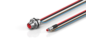 ZK7624-AP00-0xxx | B17, ECP cable, PUR, 4 x 1.5 mm² + (1 x 4 x AWG22), drag chain suitable, key 2 (user-defined voltage)