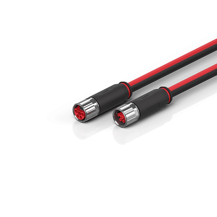 ZK7714-3031-0xxx | B23, ECP cable, PUR, 5 G 4.0 mm² + (1 x 4 x AWG22), drag chain suitable, key 2 (400 V AC)