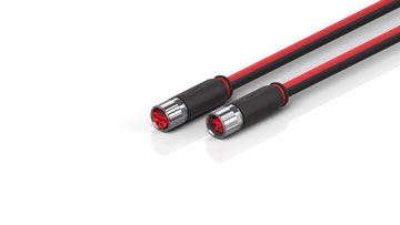 ZK7714-3031-0xxx | B23, ECP cable, PUR, 5 G 4.0 mm² + (1 x 4 x AWG22), drag chain suitable, key 2 (400 V AC)