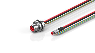 ZK7906-AJ00-0xxx | B17, ECP cable, PUR, 3 G 1.5 mm² + (1 x 4 x AWG22), drag chain suitable, key 3 (user-defined voltage)