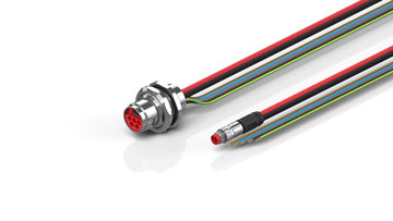 ZK7908-AV00-0xxx | B17, ECP cable, PUR, 5 G 1.5 mm² + (1 x 4 x AWG22), drag chain suitable, key 3 (user-defined voltage)