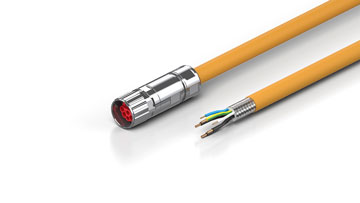 ZK7978-3600-0xxx | Motor cable, B17, PUR, 4 G 1.5 mm² + (2 x 1.00 mm²), drag-chain suitable, Key 3 (24 V DC)