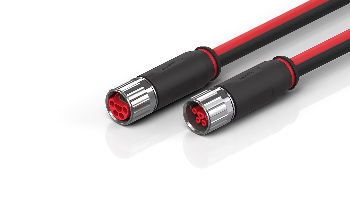 ZK7A14-3031-0xxx | B23, ECP cable, PUR, 5 G 4.0 mm² + (1 x 4 x AWG22), drag chain suitable, key 3 (user-defined voltage)