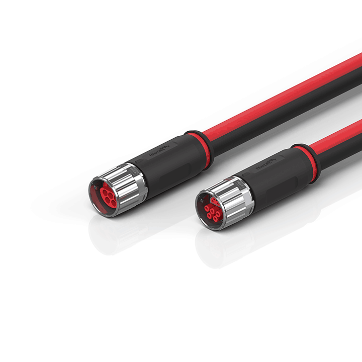 ZK7A26-3031-0xxx | B23, ECP cable, PUR, 3 G 2.5 mm² + 2 x 1.5 mm² (1 x 4 x AWG22), drag-chain suitable, key 3 (user-defined voltage)