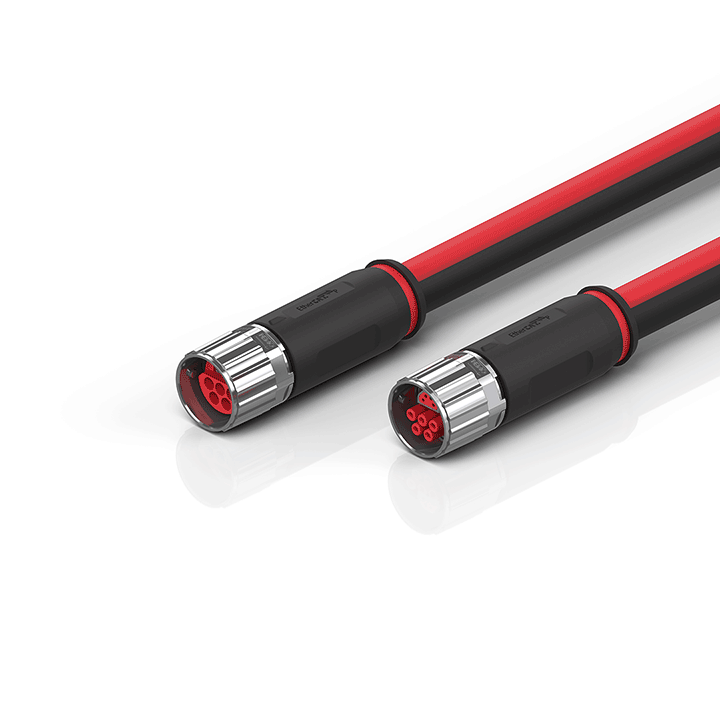 ZK7A26-3031-0xxx | B23, ECP cable, PUR, 3 G 2.5 mm² + 2 x 1.5 mm² (1 x 4 x AWG22), drag-chain suitable, key 3 (user-defined voltage)