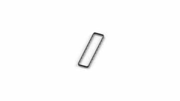 ZMX3001-0011 | Replacement seal for module base, 1-row, 1-slot