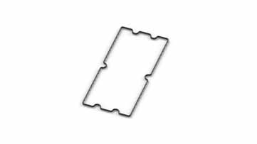 ZMX3001-0023 | Replacement seal for module base, 2-row, 3-slot