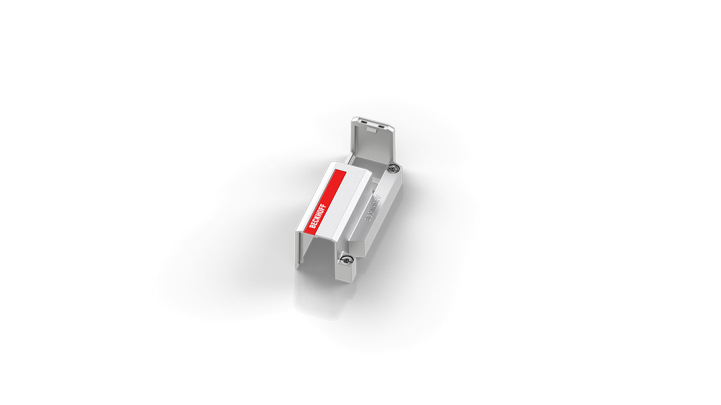 ZMX4001-0001 | Replacement cover for potential equalization, 1-row baseplate, with Beckhoff logo