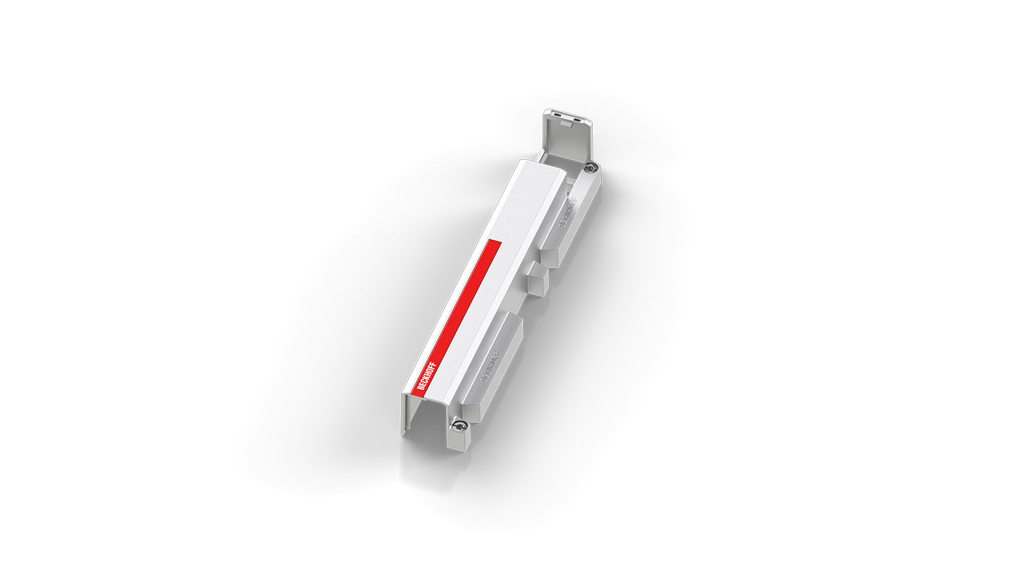 ZMX4001-0002 | Replacement cover for potential equalization, 2 and 3-row baseplate, with Beckhoff logo