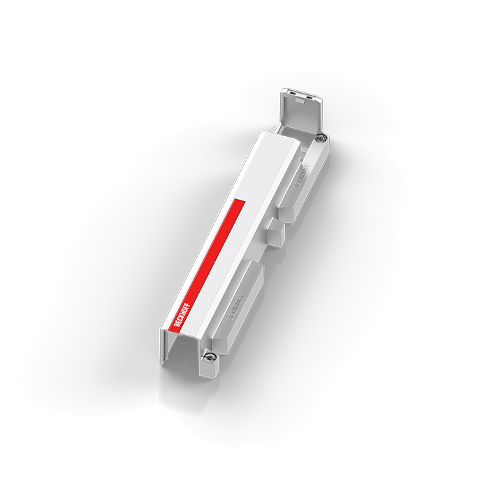 ZMX4001-0002 | Replacement cover for potential equalization, 2 and 3-row baseplate, with Beckhoff logo
