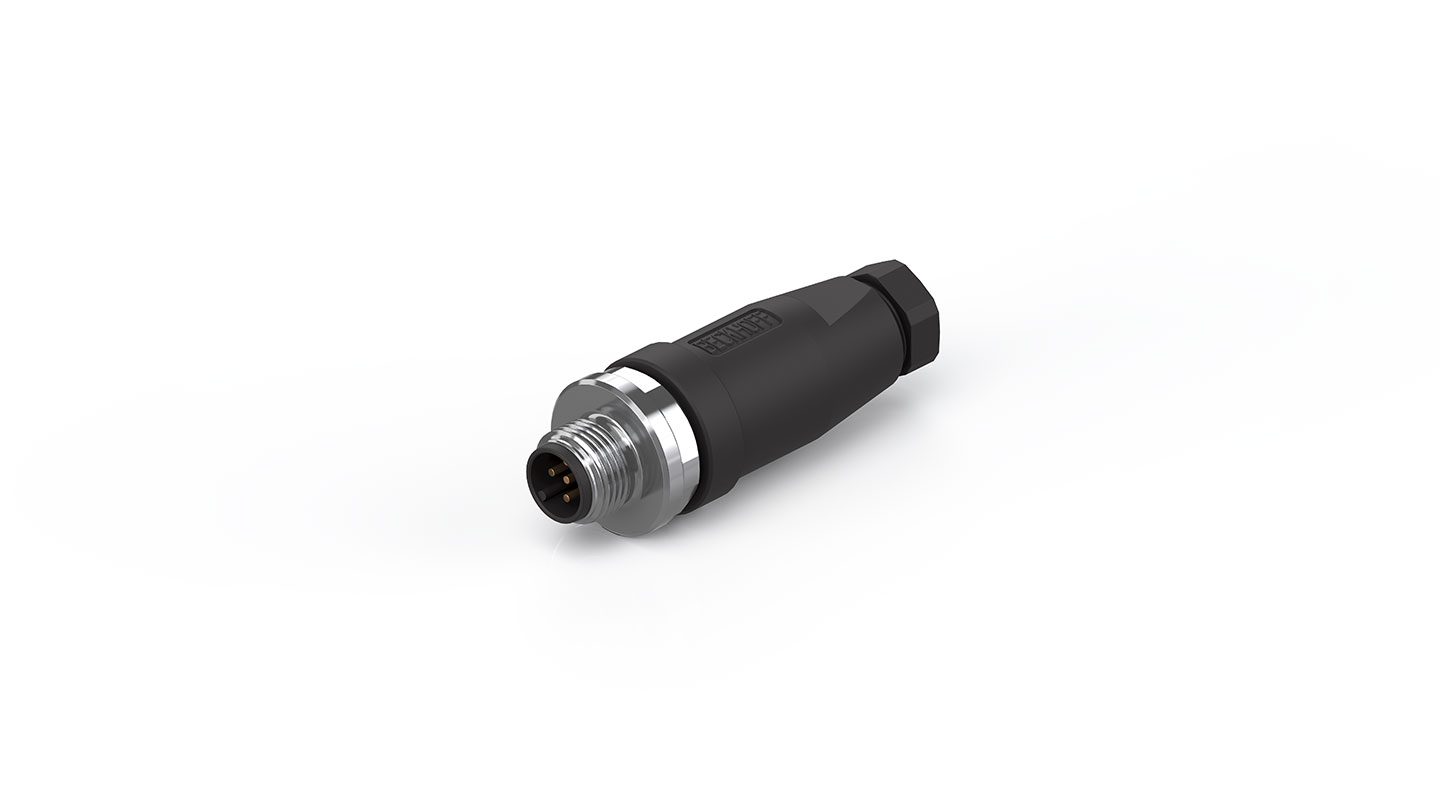 ZS2000-3712 | M12 plug field assembly, sensor, IP65/67, with cold junction compensation
 