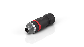 ZS2020-2711 | M12, power, field assembly, plug, straight, male, 5-pin, K-coded, IP67