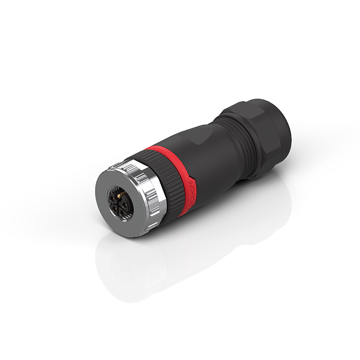 ZS2020-6720 | M12, power, field assembly, socket, straight, female, 5-pin, L-coded, IP67