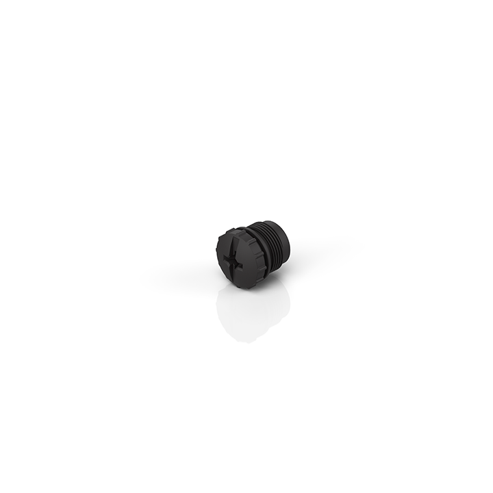 ZS5000-0020 | blanking plug for M12 socket, plastic, black, IP65/67