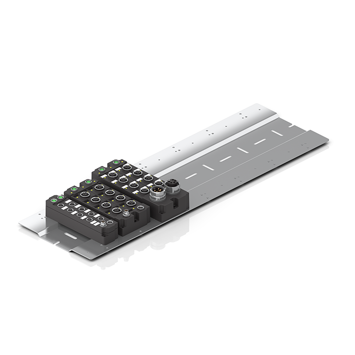 ZS5300-0014 | Mounting plate for EtherCAT/EtherCAT P box modules, stainless steel