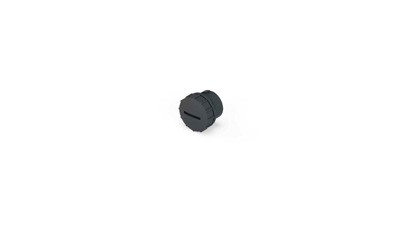 ZS7200-B003 | B17 protection cap, plug, plastic, black, IP67